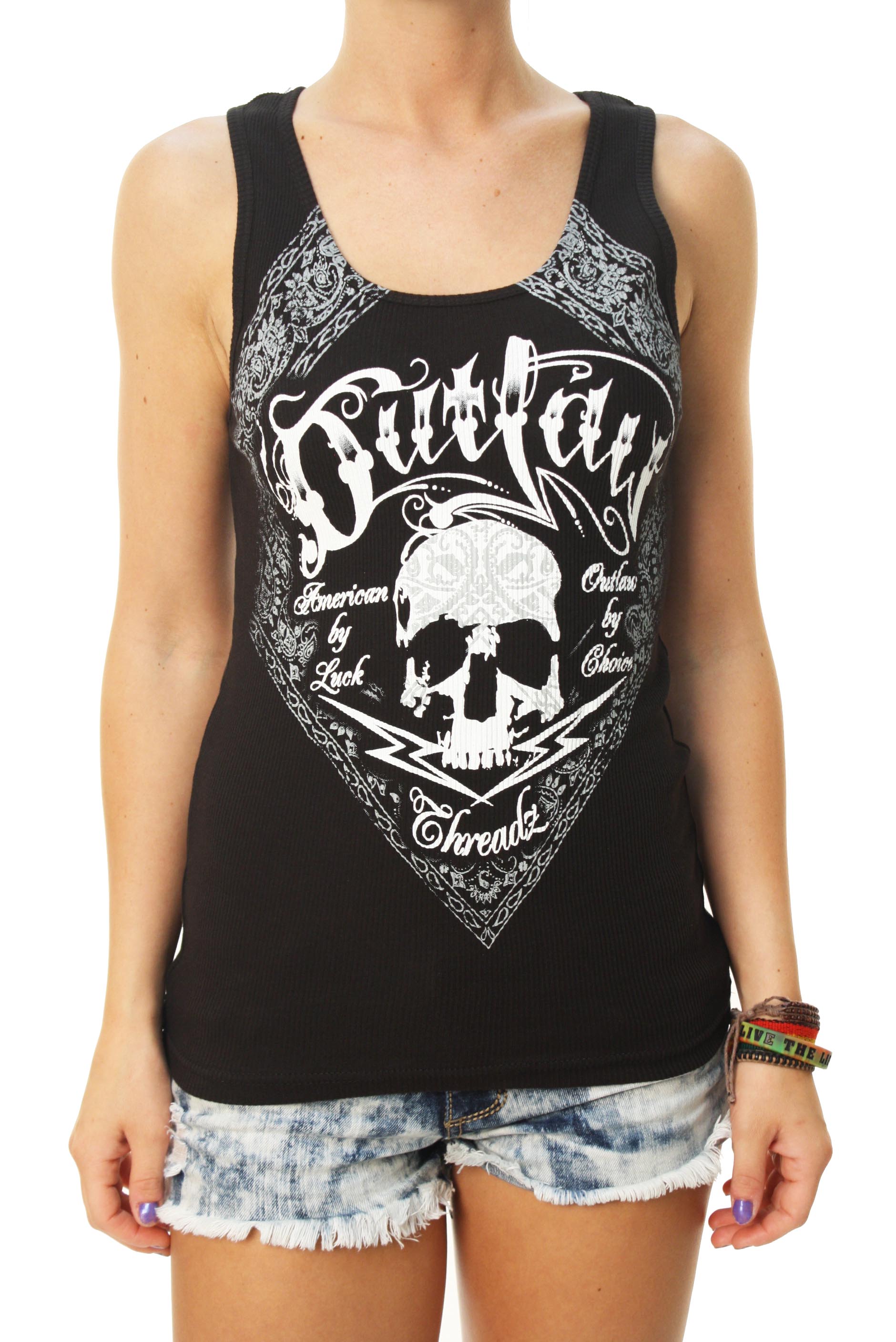 Outlaw Threadz Women's Tattoo Tank Top Outlaw Threadz Women's Tattoo Tank Top