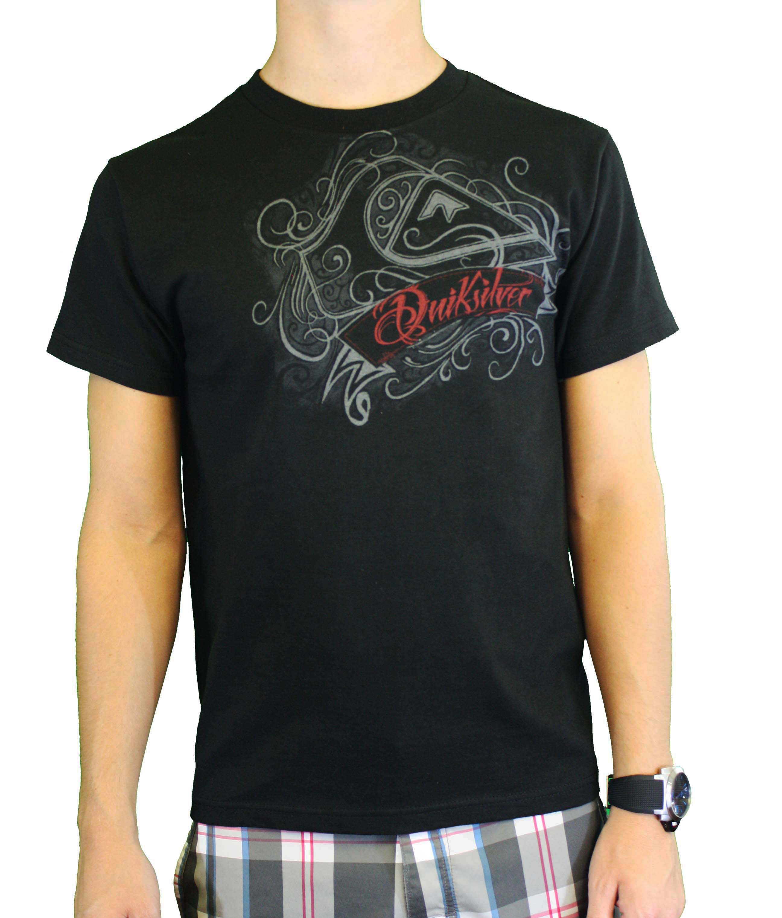 Quiksilver Men's "Ready For More-MT4" Black T-Shirt QSYT4HL2-BLK at Sears.com