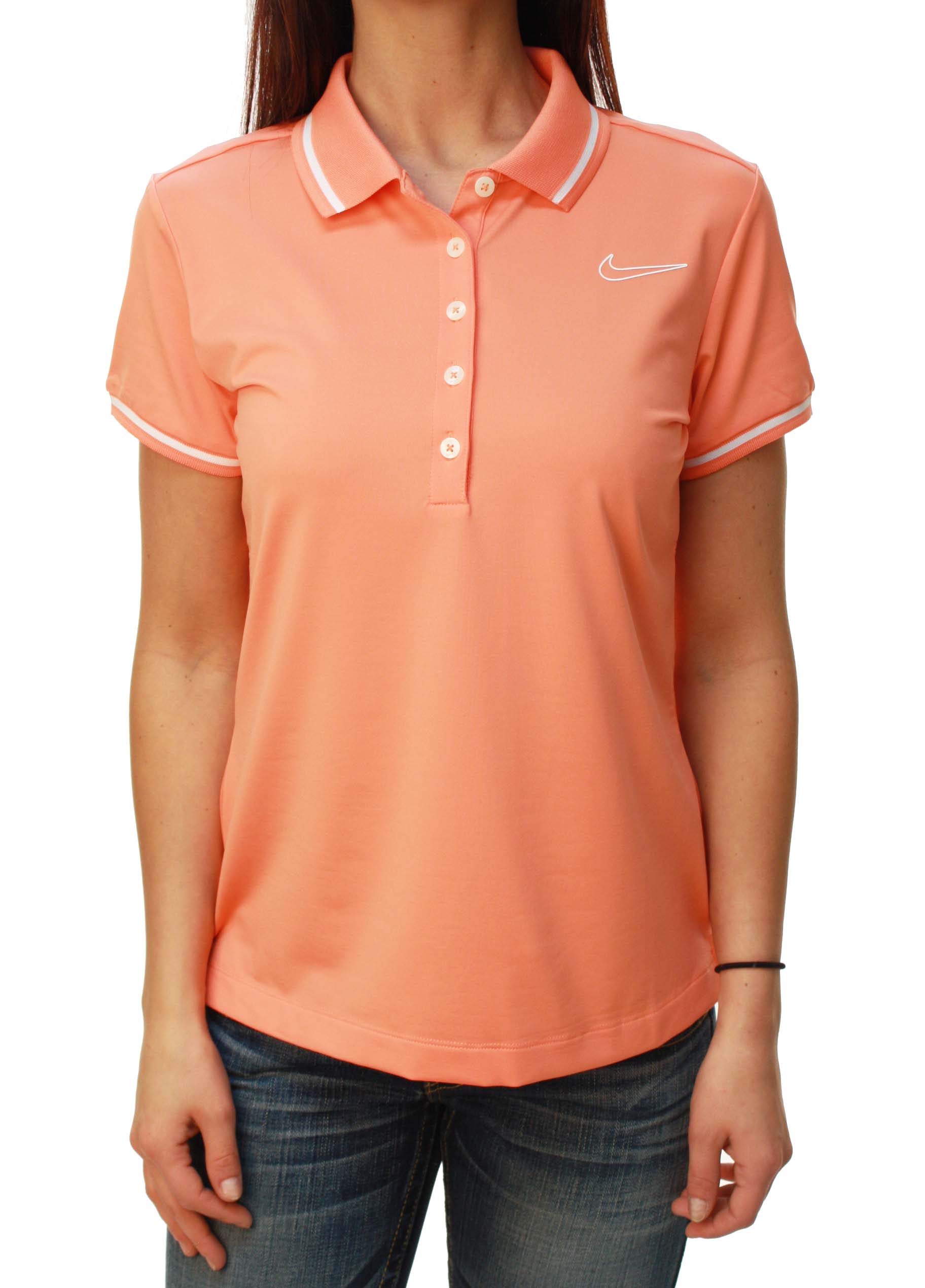 Nike Women's Tour Performance Swoosh Golf Polo Shirt Nike Women's Tour Performance Swoosh Golf Polo Shirt