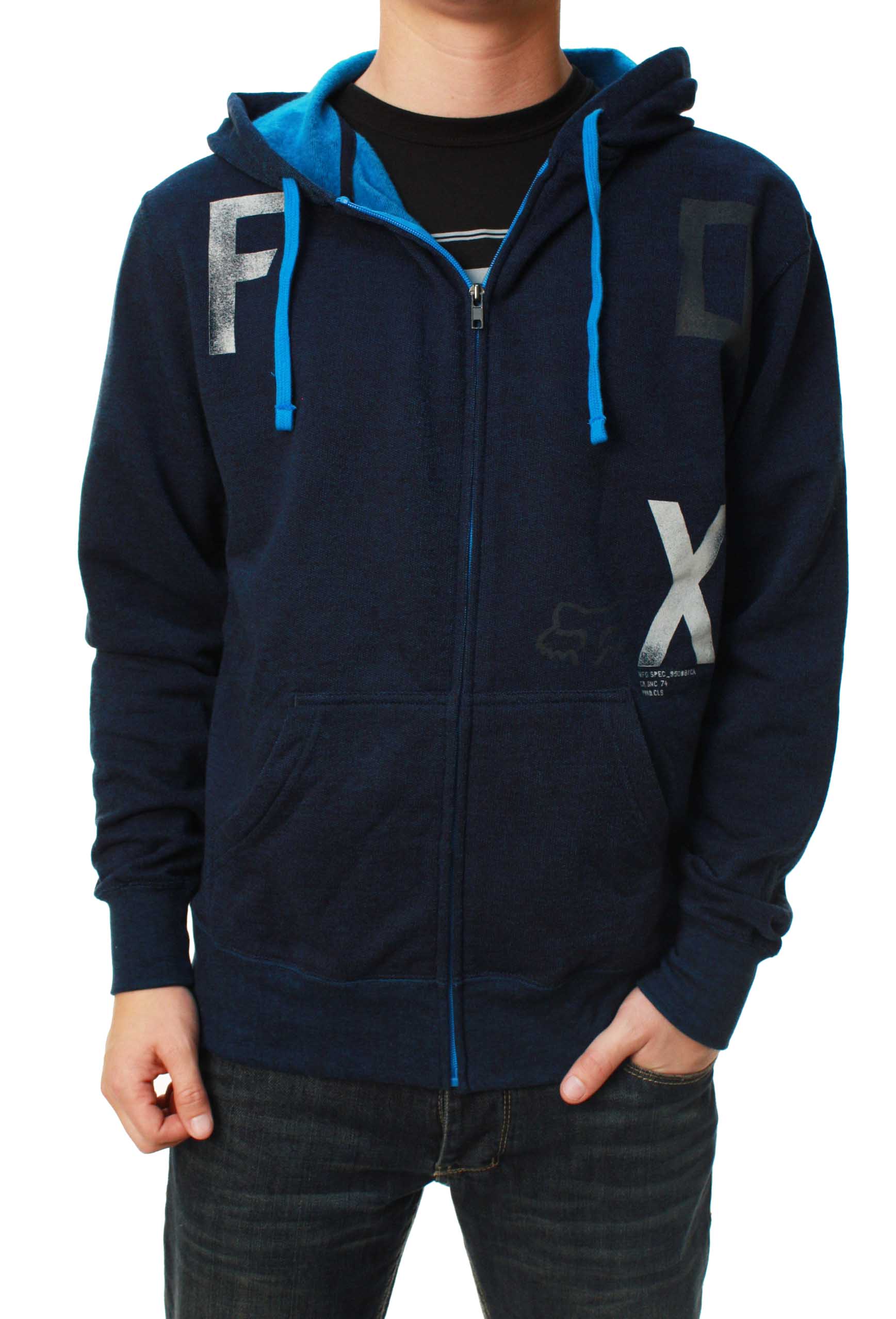 Fox Racing Men's Ceremonial Zip Front Fleece Hoodie Fox Racing Men's Ceremonial Zip Front Fleece Hoodie