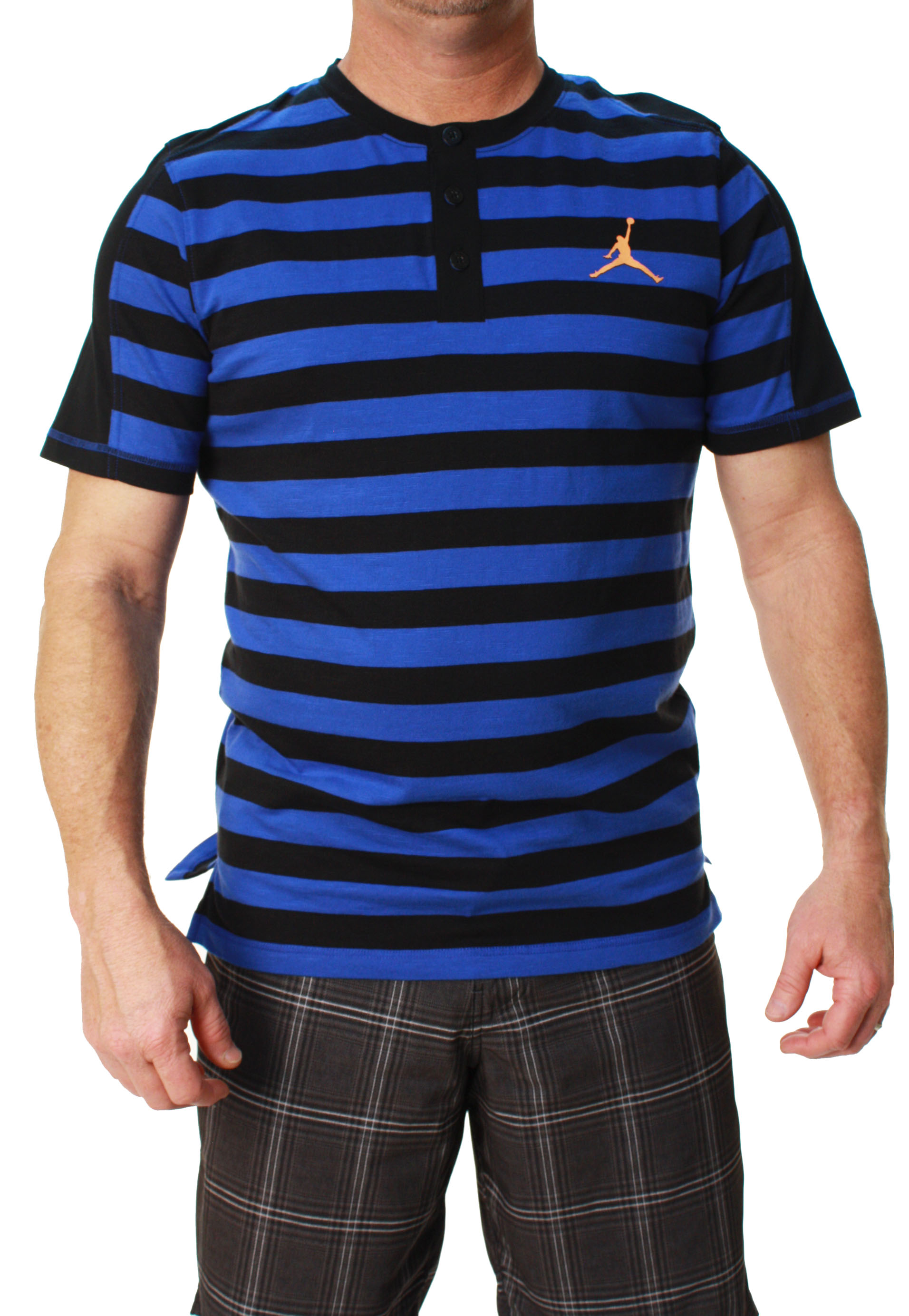 Nike Men's Jordan Classic Fit Short Sleeve Henley Shirt Nike Men's Jordan Classic Fit Short Sleeve Henley Shirt