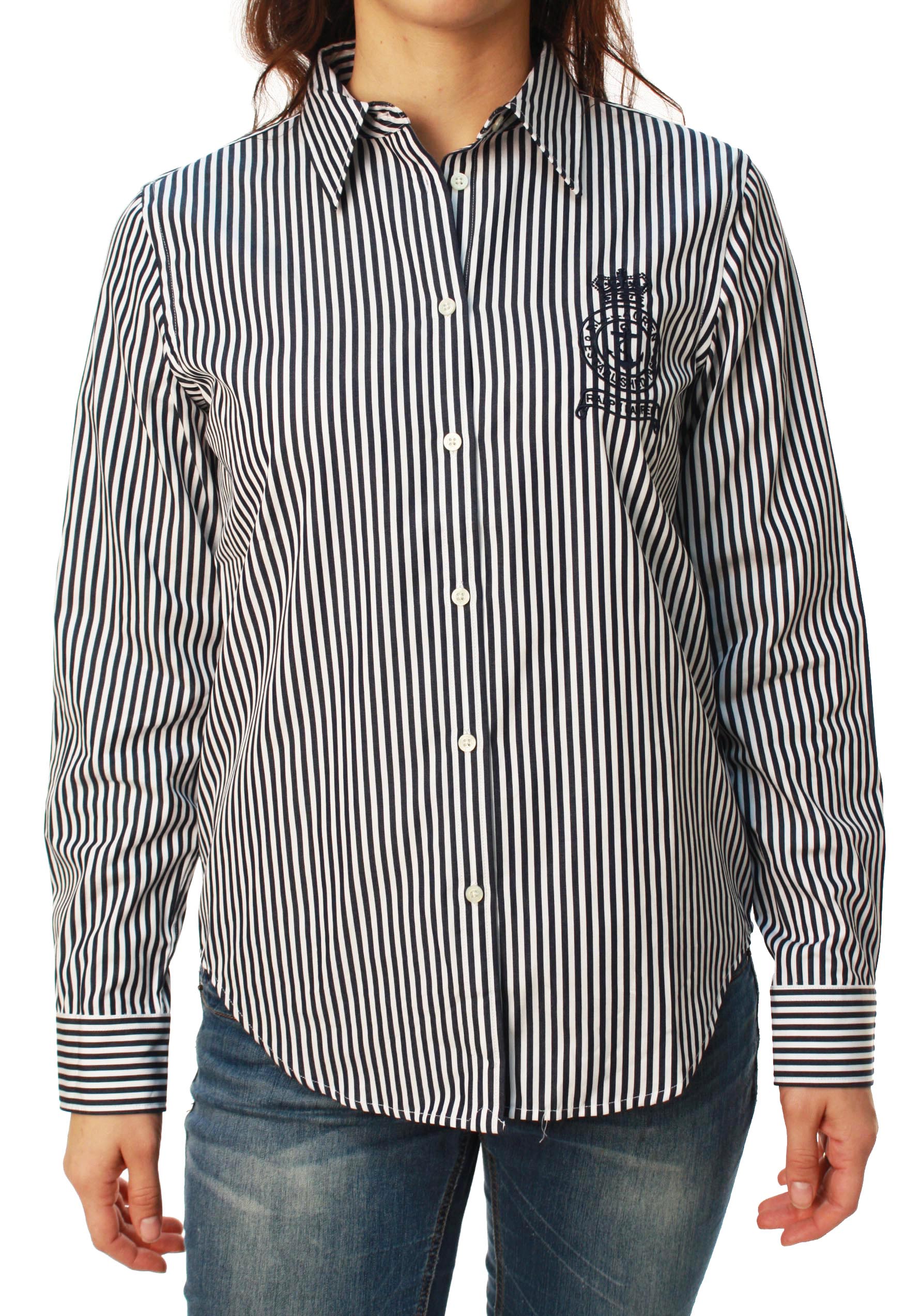 Ralph Lauren Green Label Women's Button Down Long Sleeve Shirt Ralph Lauren Green Label Women's Button Down Long Sleeve Shirt