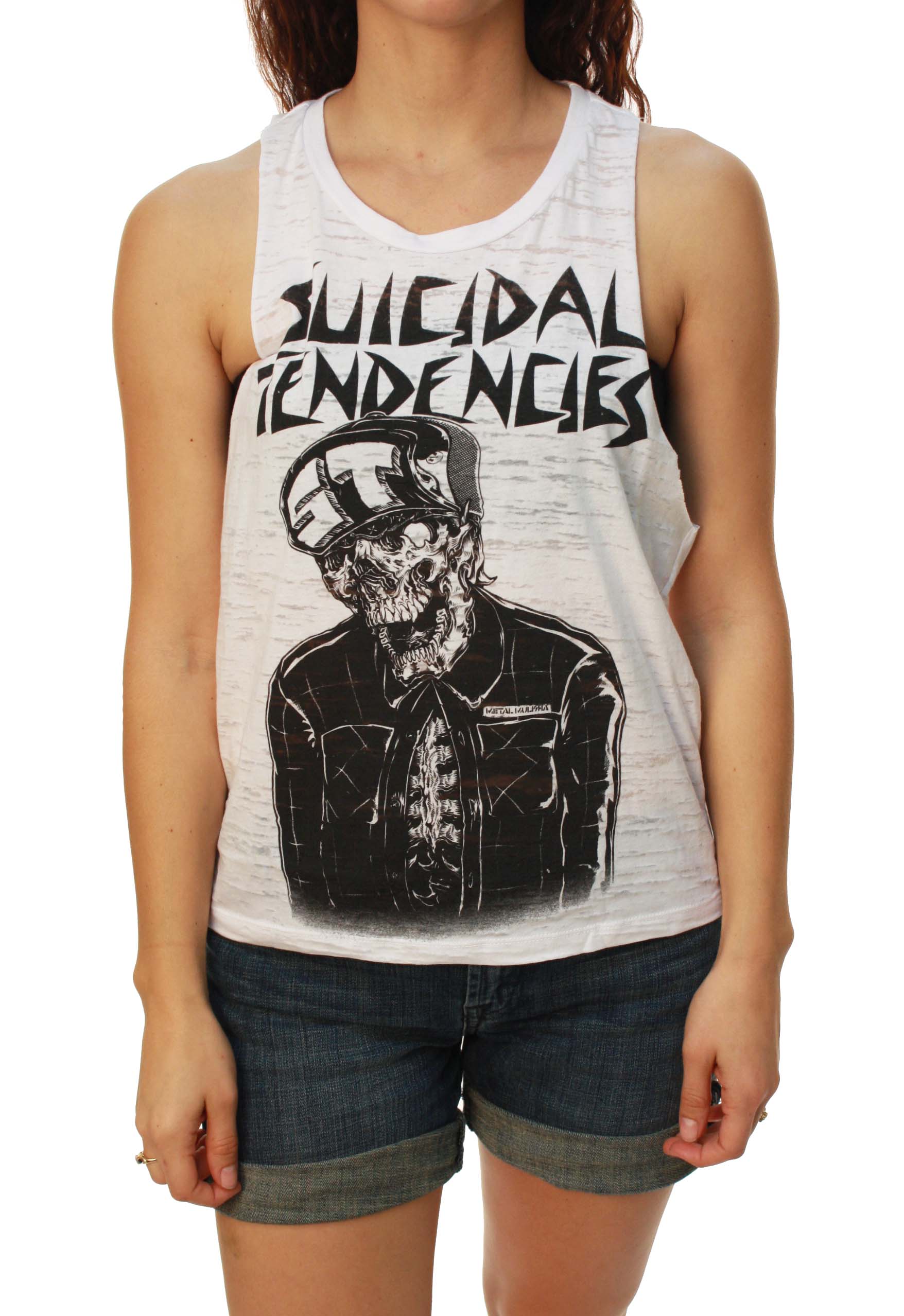 Metal Mulisha Women's Suicidal Tendencies Muscle Tank Top Metal Mulisha Women's Suicidal Tendencies Muscle Tank Top