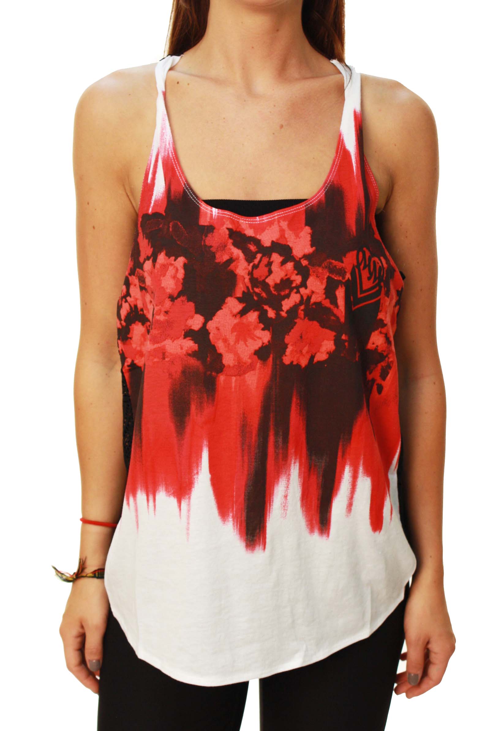 Metal Mulisha Women's Heat Wave Lace Back Tank Top Metal Mulisha Women's Heat Wave Lace Back Tank Top