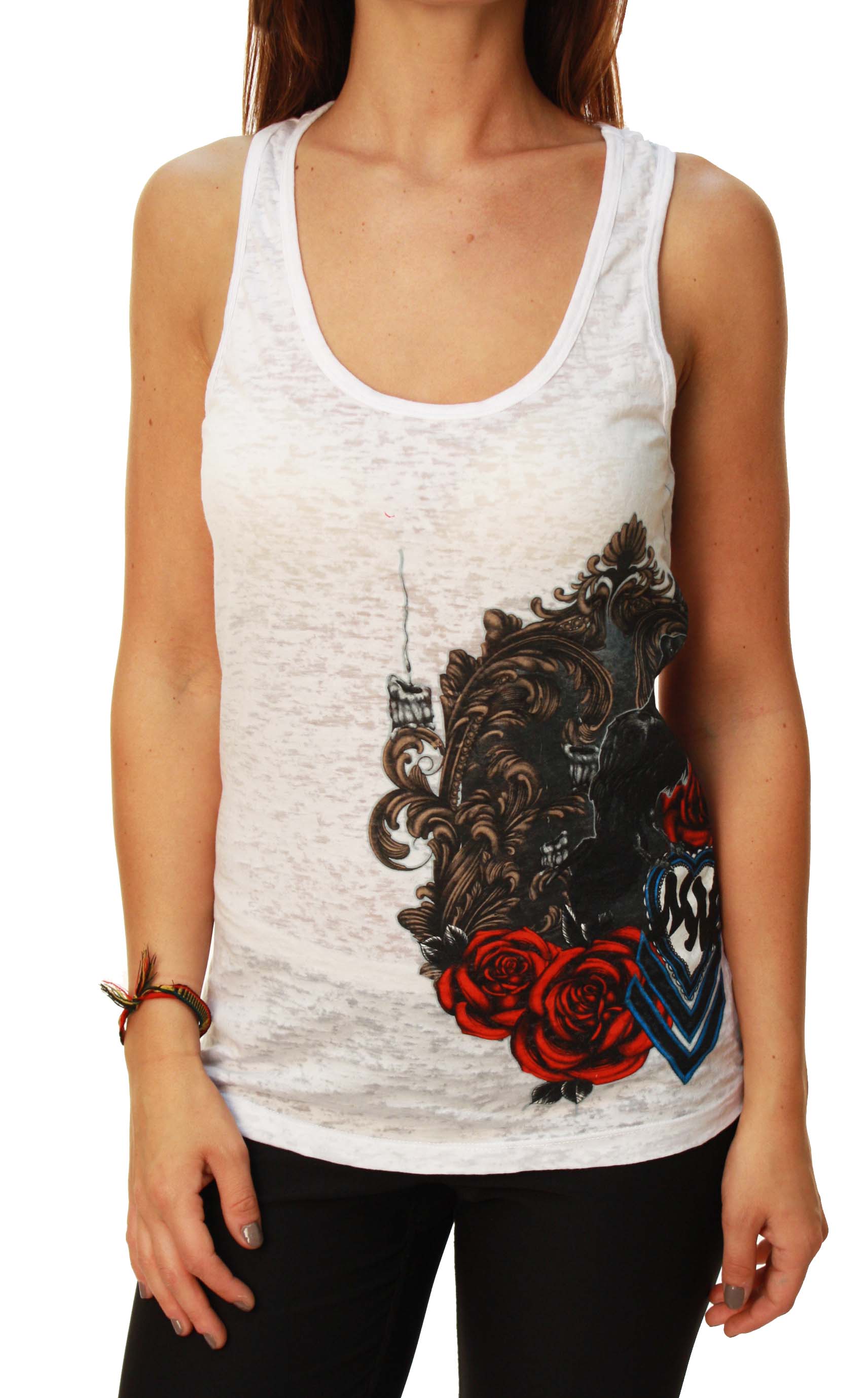 Metal Mulisha Women's Finess Racerback Tank Top Metal Mulisha Women's Finess Racerback Tank Top