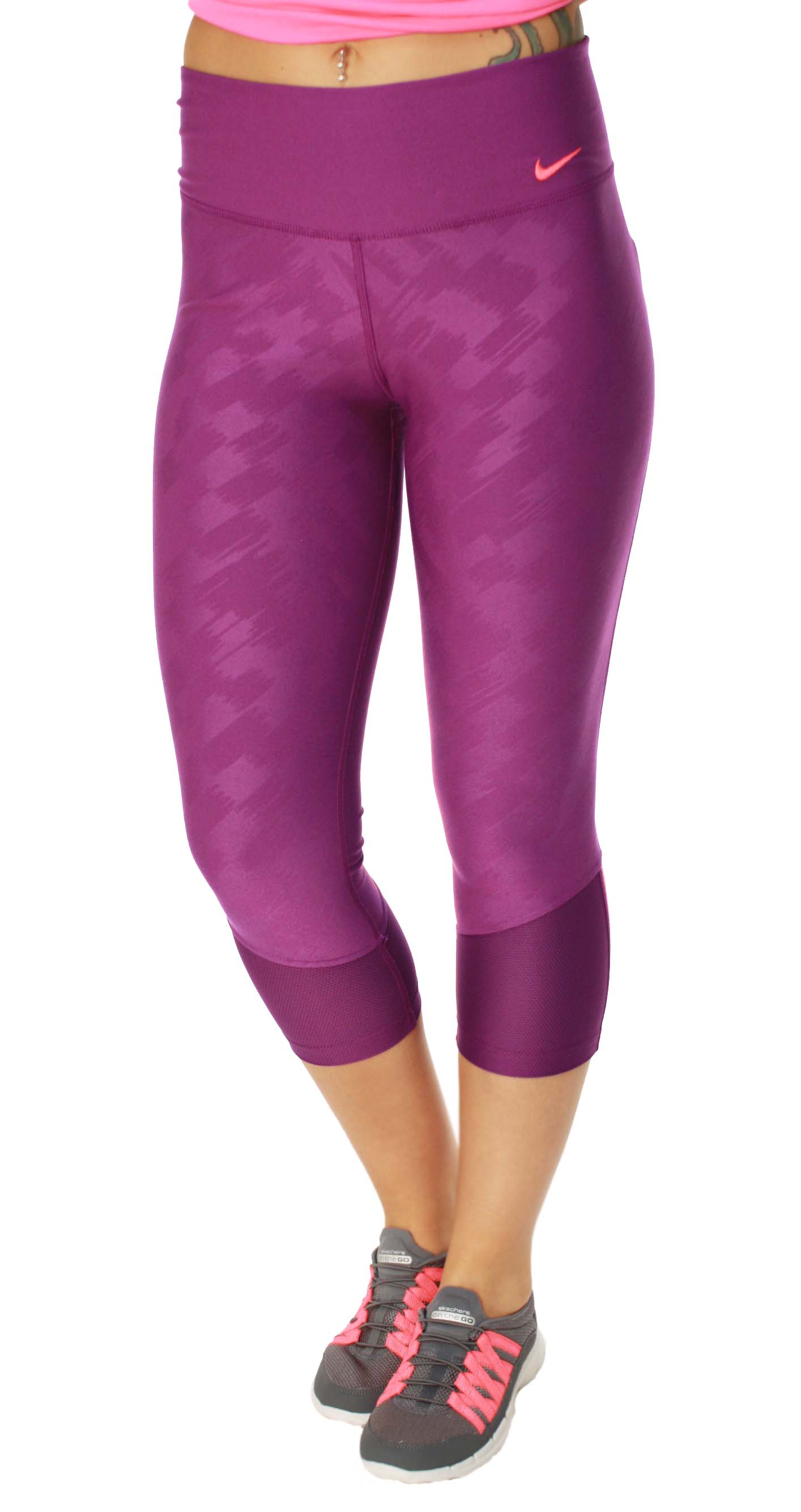 Nike Women's Dri-Fit Stay Cool Tight-Fit Running Capri Pants Nike Women's Dri-Fit Stay Cool Tight-Fit Running Capri Pants
