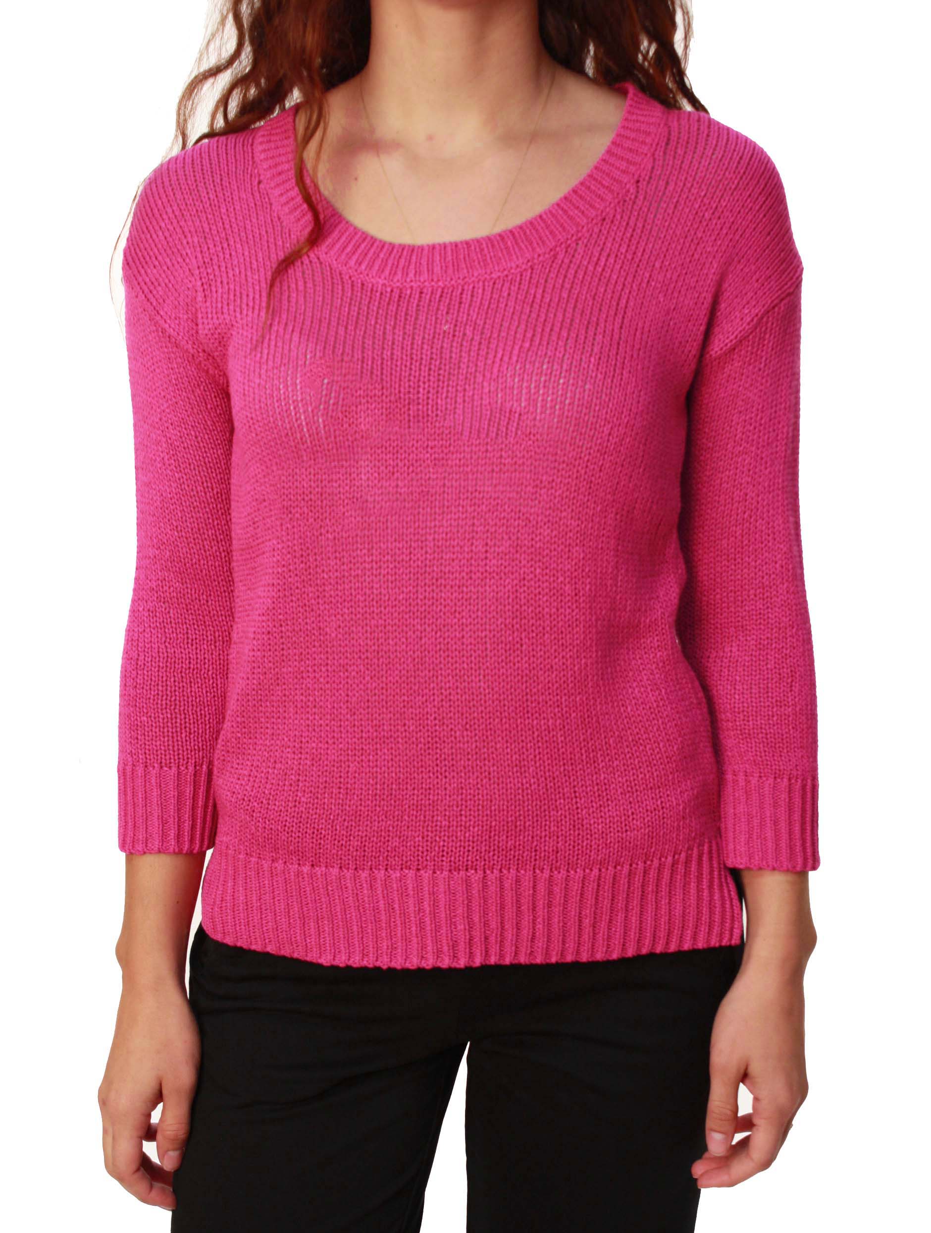 Ralph Lauren Green Label Women's Long Sleeve Scoop Neck Knit Sweater Ralph Lauren Green Label Women's Long Sleeve Scoop Neck Knit Sweater