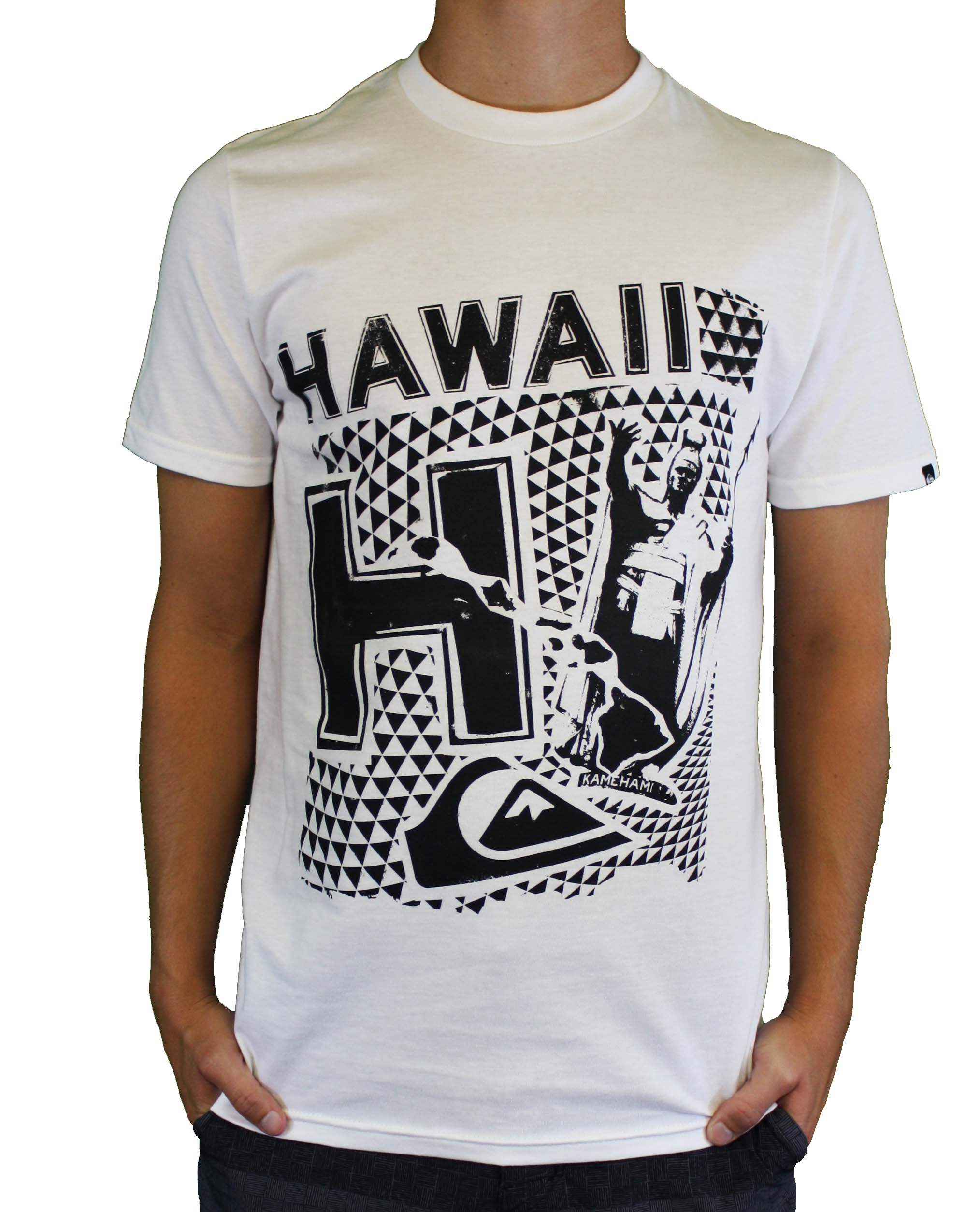 Quiksilver Men's "HOLD STEADY_MTO" White Crew-Neck T-Shirt 112T0MT1-WHT at Sears.com