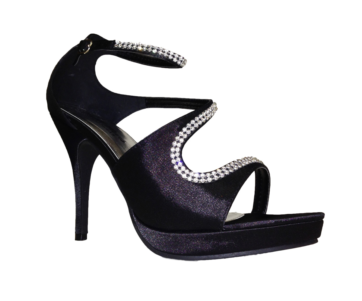 Coloriffics Nikki by Night Moves Black Rhinestone Womens Dress Shoes Coloriffics Nikki by Night Moves Black Rhinestone Womens Dress Shoes