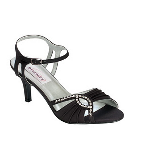 Dyeables Women's Ariana - Black Satin Dyeables Women's Ariana - Black Satin