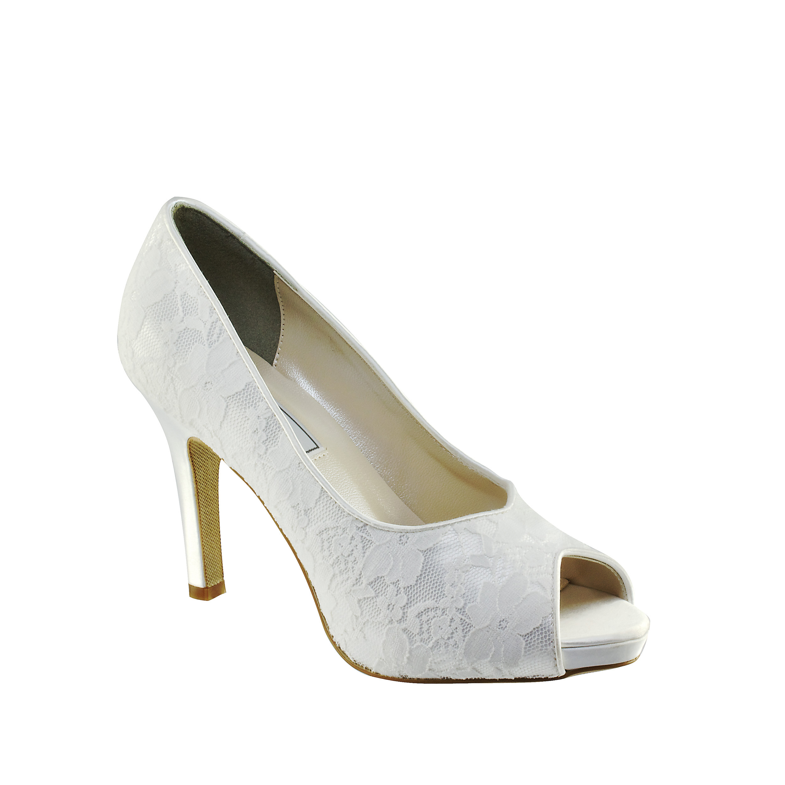 Touch Ups Women's Catalina II - White Satin/Lace Touch Ups Women's Catalina II - White Satin/Lace