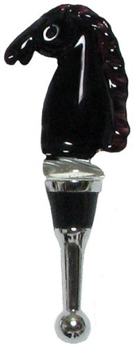 Traders & Co. Individually Gift Boxed Bottle Stopper with Decorative Glass Horse Head Top Set of Two at Sears.com
