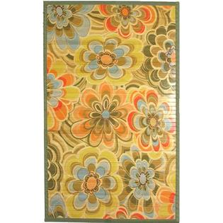 Traders & Co. Laser Printed Split Wood 3' x 5' Veranda Rug Traders & Co. Laser Printed Split Wood 3' x 5' Veranda Rug