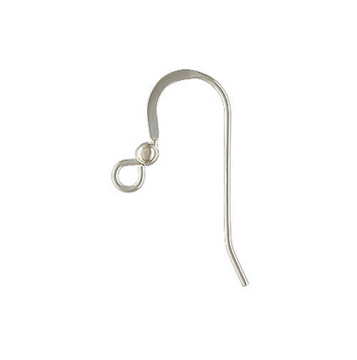 BestJewelrySupply Sterling Silver 925  Ear Wire Flat w/2.5mm Bead Hooks Ball Earring Findings 2pcs at Sears.com