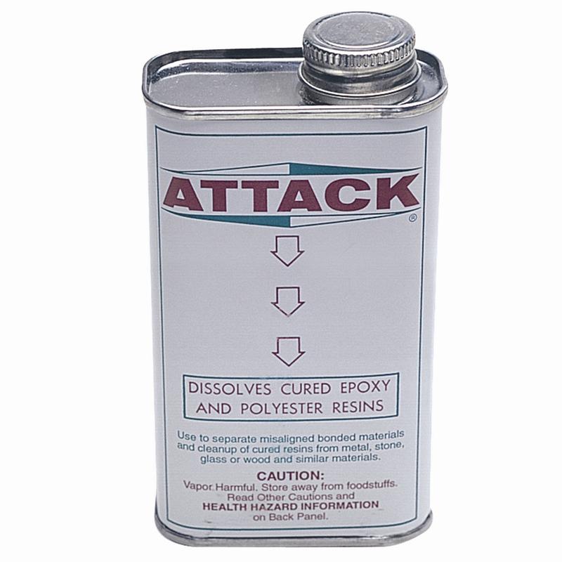 Hughes Attack Epoxy Resin Glue Remover Adhesive Dissolves Cleaner Liquid Solvent Can at Sears.com
