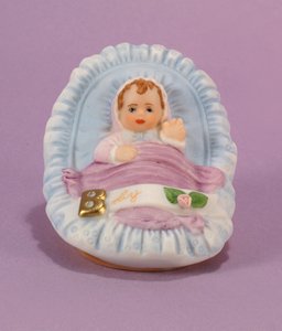 UPC 045544056588 product image for Growing up Girls from Enesco Brunette Newborn Figurine 1.75 IN | upcitemdb.com