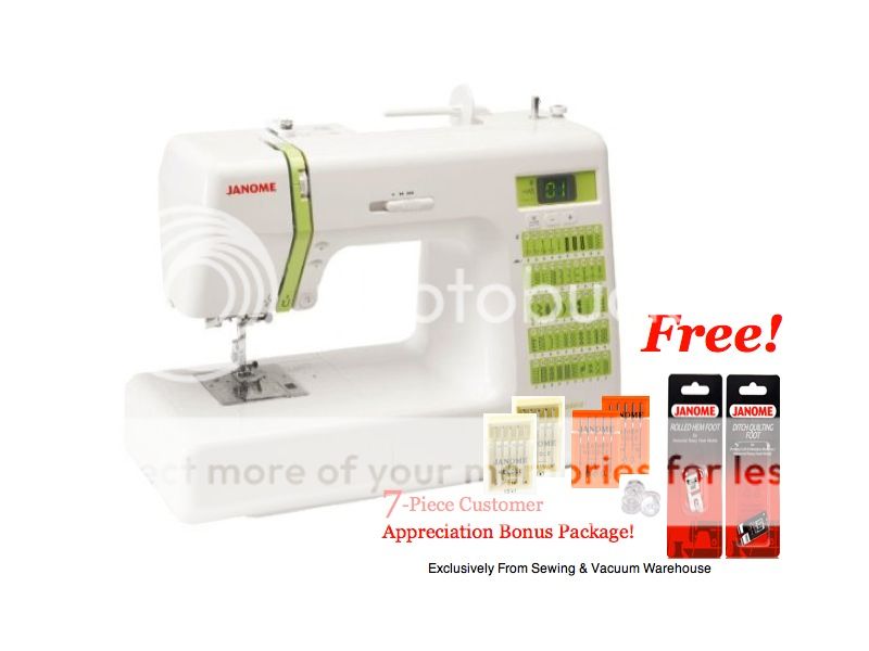Janome DC2012 Sewing Machine w/ Free 7 Piece Customer Appreciation Bonus Package at Sears.com