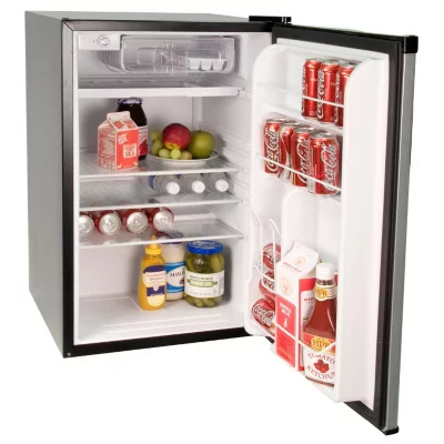 Haier 4.5 cu. ft. Compact Refrigerator/Freezer - Stainless - HNSE045VS at Sears.com