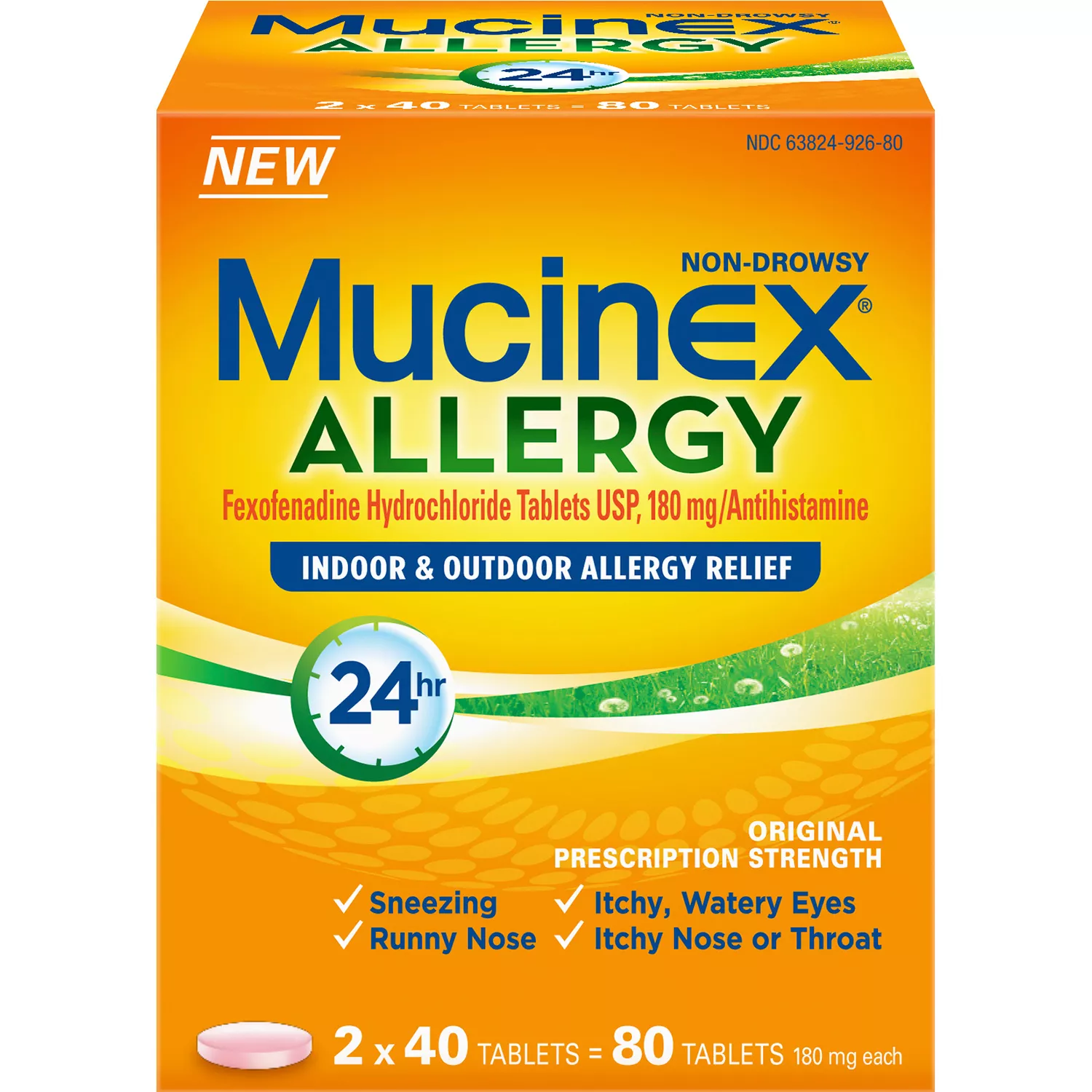 UPC 363824911625 product image for Mucinex Allergy Non Drowsy (80 ct.) | upcitemdb.com