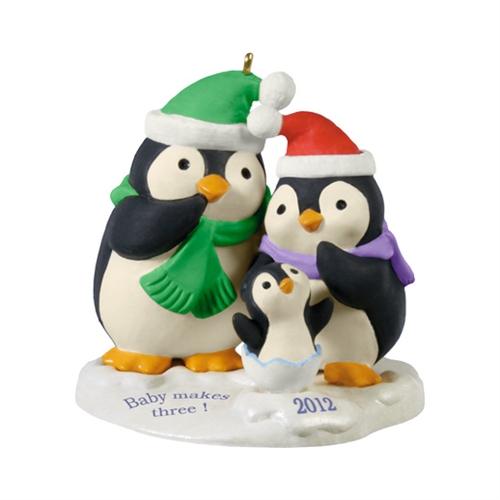 Hallmark 2012 "Baby Makes Three" Ornament at Sears.com