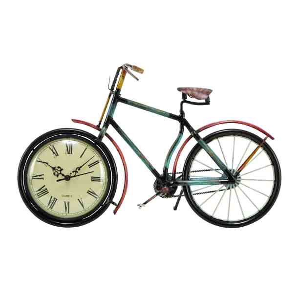 The Will's Company Metal Desktop Bike Clock The Will's Company Metal Desktop Bike Clock