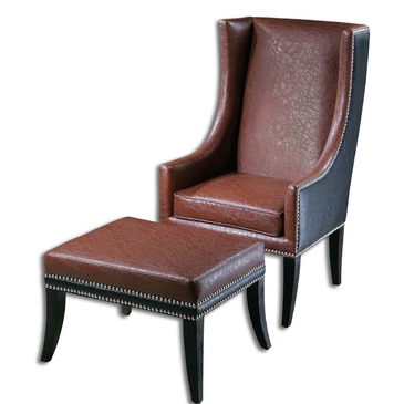 Uttermost Detrick Leather ArmChair at Sears.com