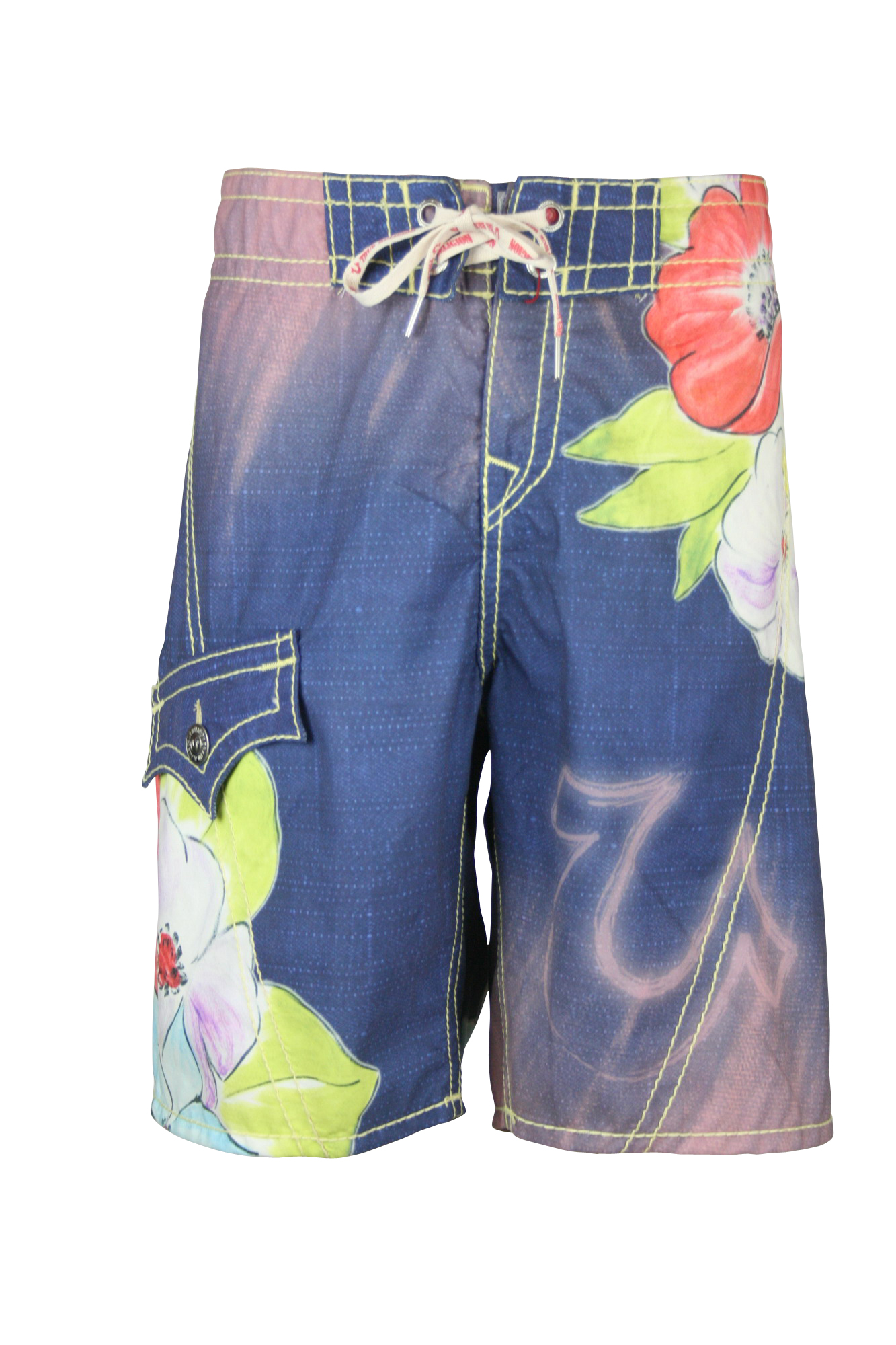 True Religion Mens Denim Paradise Floral Board Shorts at Sears.com