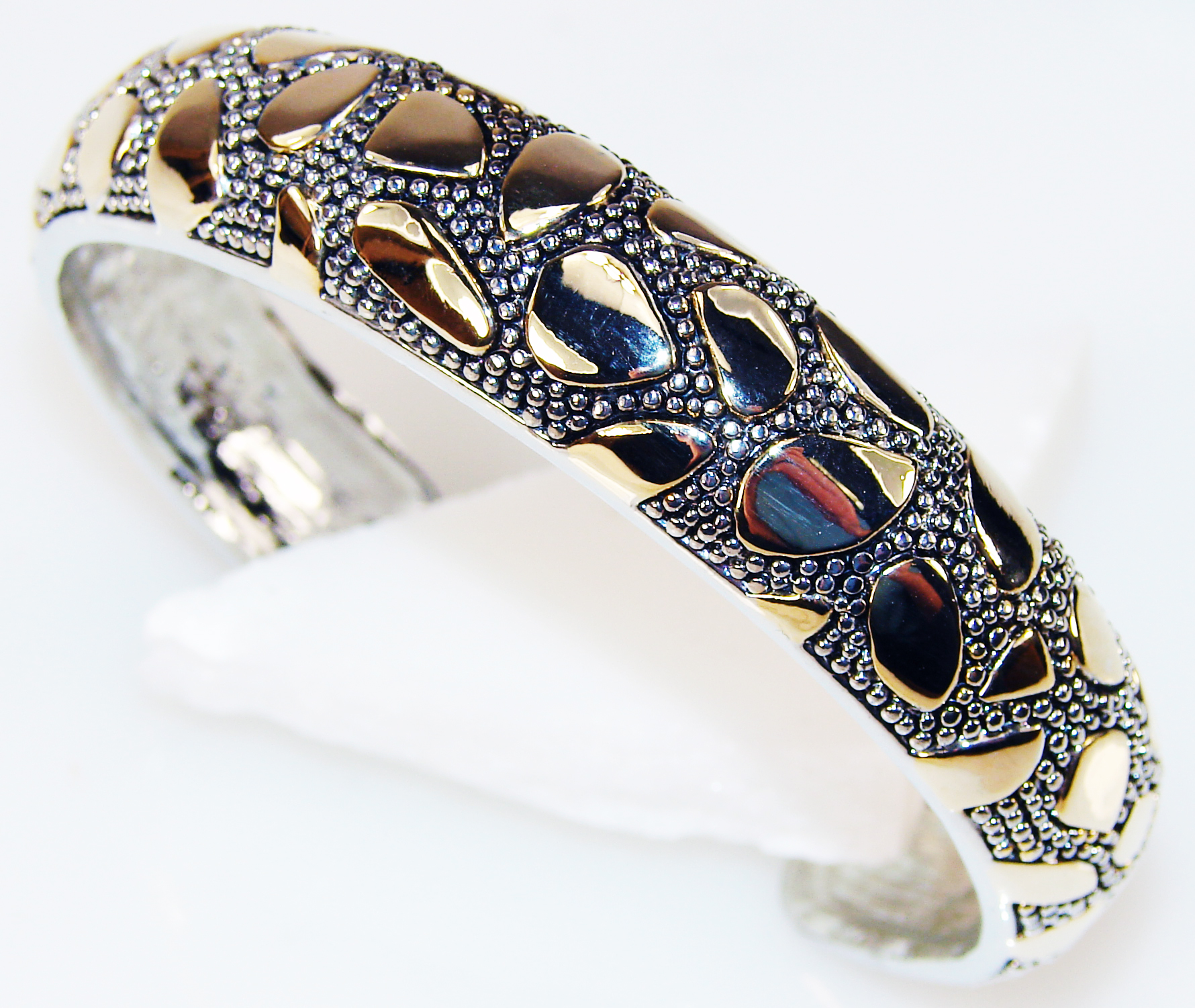 Silver Jewelry Bay  Handmade Magnificent Spell of Sun Energy Copper 925 Silver Plated Bracelet/Cuff at Sears.com
