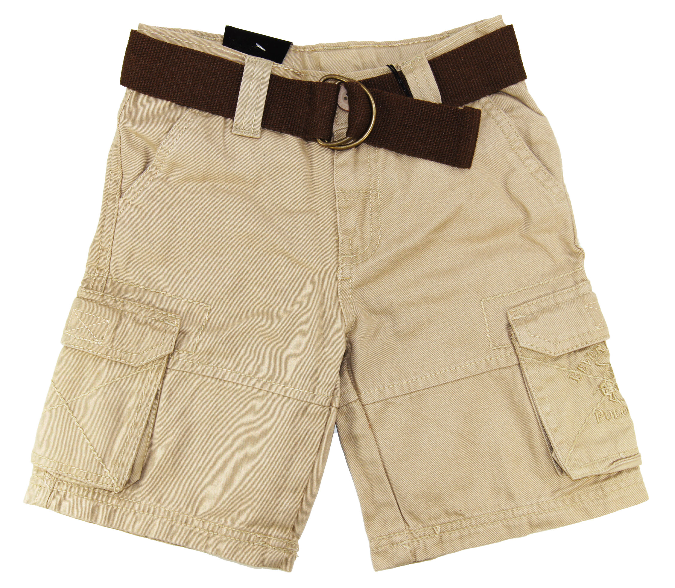 Beverly Hills Polo Club Plaid Toddler Boys Beige Peached Twill Cargo Shorts 3T4T at Sears.com