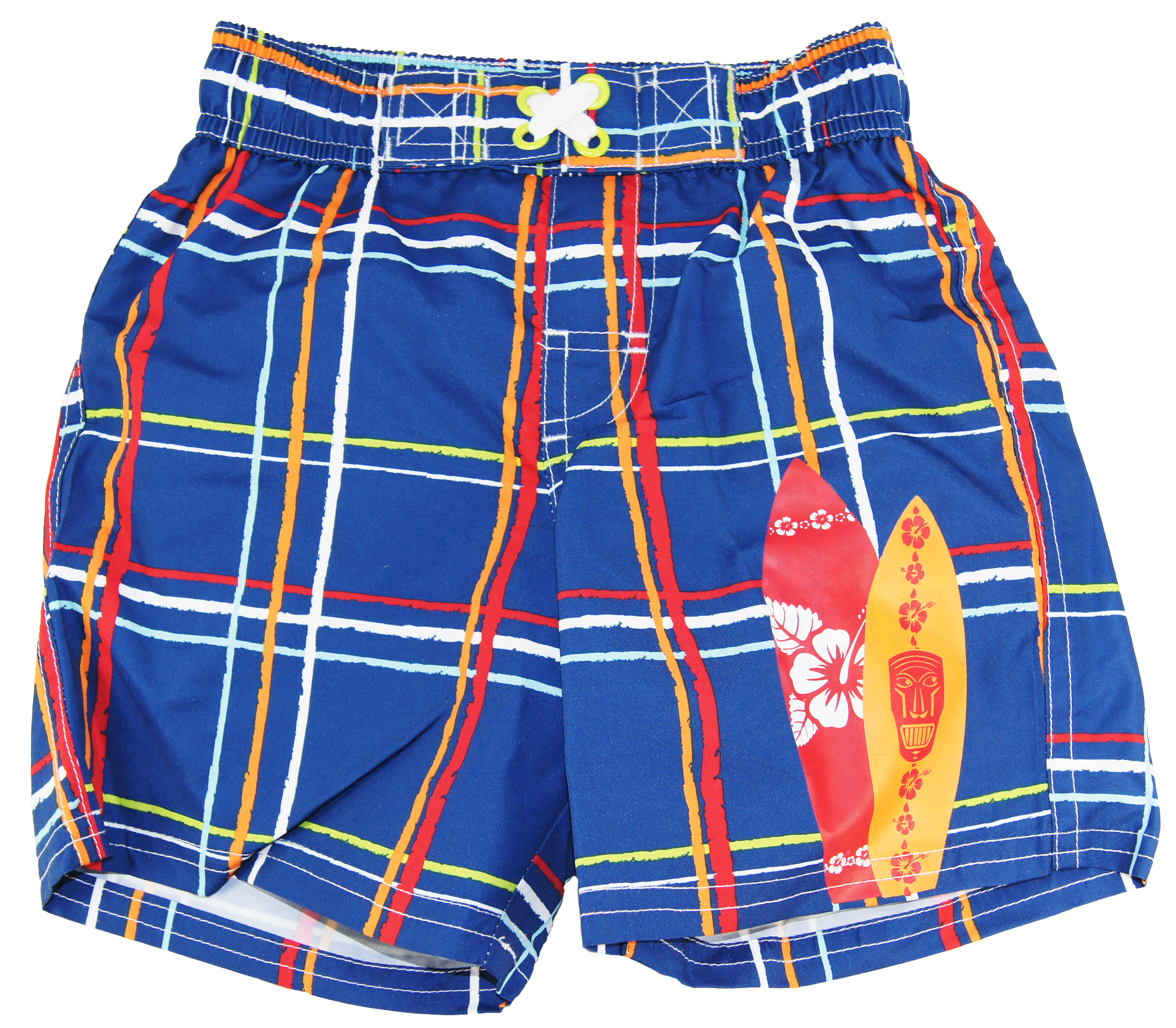 Ixtreme Baby-Boys Infant Navy Blue Plaid Short/Trunks w Boards UV Protected at Sears.com
