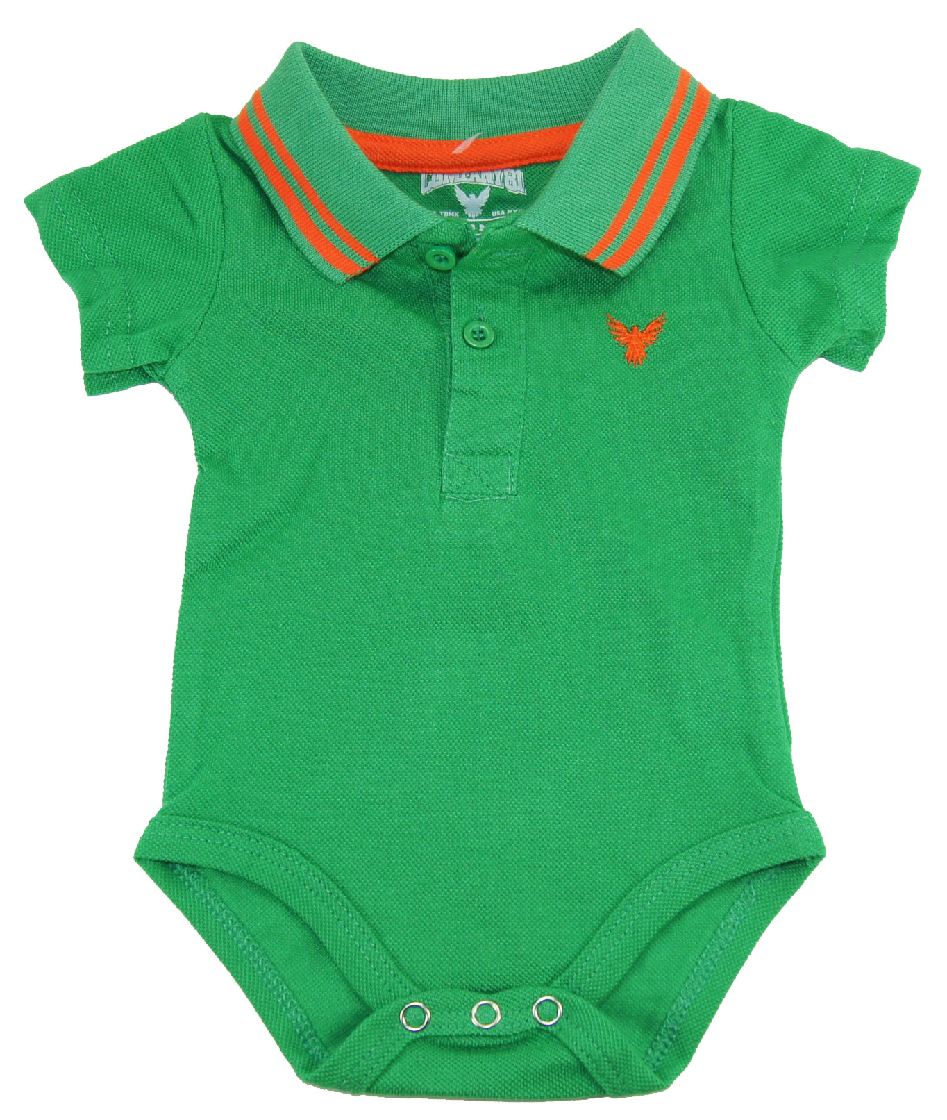 Company 81 Baby-Boys Infant Green Solid Polo Bodysuit Creeper Company 81 Baby-Boys Infant Green Solid Polo Bodysuit Creeper
