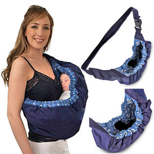 CE Compass Baby Carrier Infant Newborn Front Facing Sling Adjustable Comfort Wrap Cloth Bag Rider Backpack Shoulder Pouch Ring Blue