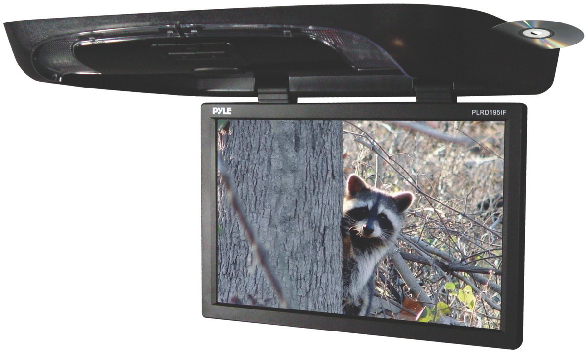 Pyle NEW PYLE PLRD195IF 19" ROOF MOUNT FLIP DOWN WIDESCREEN TFT LCD CAR MONITOR W/DVD at Sears.com