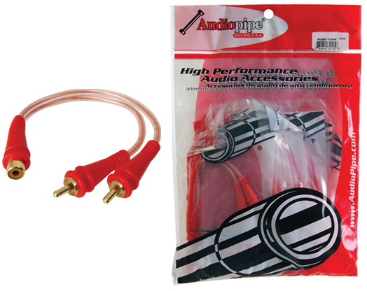 Nippon NEW AUDIOPIPE BMSYF2M 1F/2M Y-ADAPTER BIN MASTER SERIES RCA SPLITTER at Sears.com