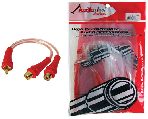 Nippon NEW AUDIOPIPE BMSYM2F 1M/2F Y-ADAPTER BIN MASTER SERIES RCA SPLITTER at Sears.com