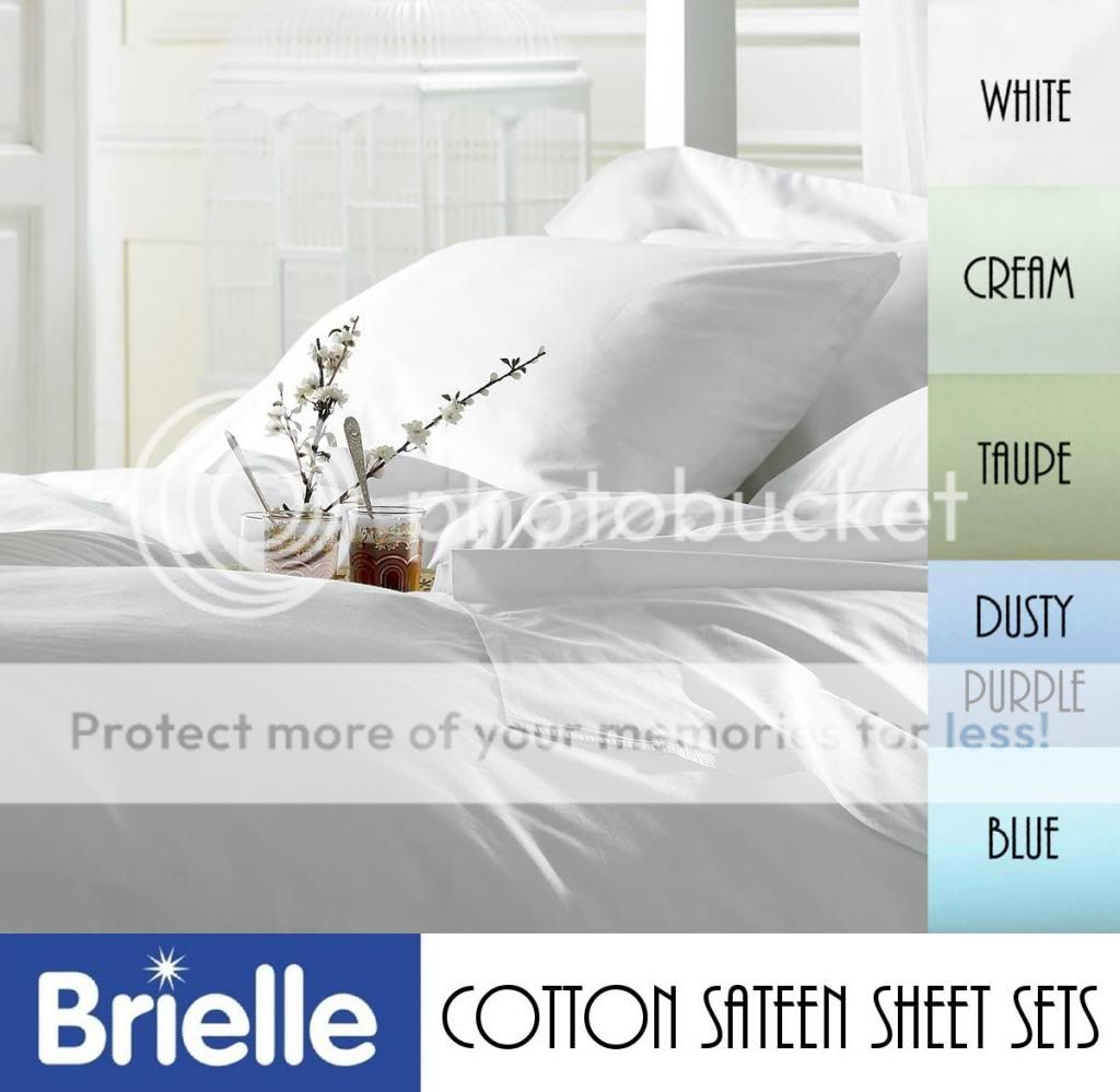 Brielle 100-percent Cotton Sateen 4 pc Sheet Set at Sears.com