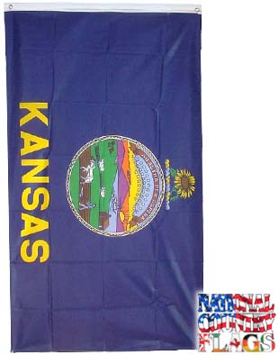 NationalCountry Flags Large New 3x5 Kansas State Flag US USA American Flags at Sears.com