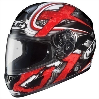 HJC CL-16 Shock Motorcycle Helmet Black, Dark Silver, Blue 2xl at Sears.com