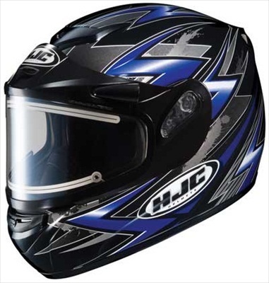 HJC CS-R2 Snow Helmet Thunder Electric Shield Blue Black 2xl at Sears.com