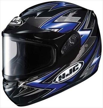 HJC CS-R2 Snow Helmet Dual Lens Shield Thunder Blue Black 2XLarge 2XL at Sears.com