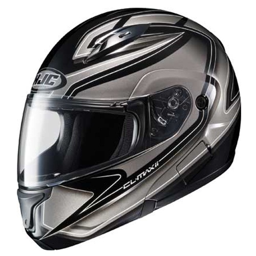 HJC CL-Max2 Zader Black/Silver/White Full-Face Motorcycle Helmet Size Medium at Sears.com