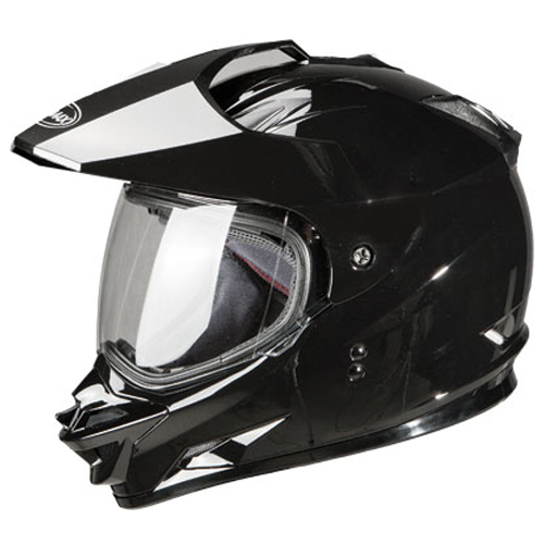 GMAX GM11D Dual Sport Motorcycle Helmet Black Size X-Large at Sears.com