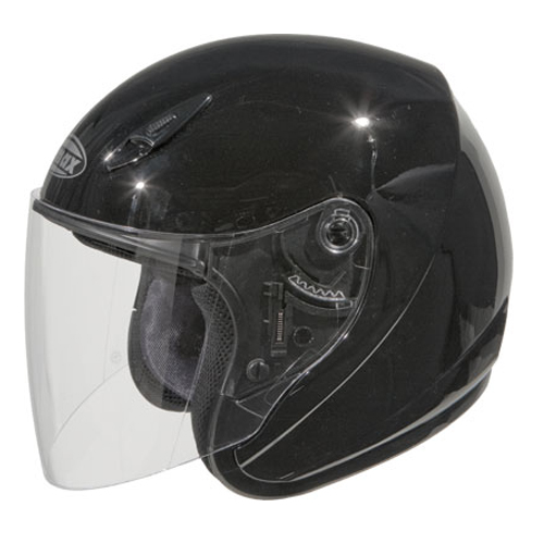 GMAX GM17 Open Face Motorcycle Helmet Black Size Medium at Sears.com