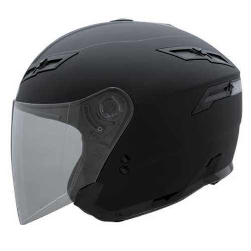 GMAX GM67 Open Face Motorcycle Helmet Flat Black Size Medium at Sears.com