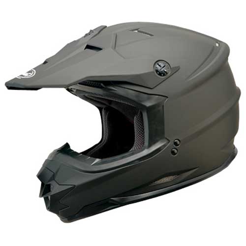 GMAX GM76X Solid Motocross Helmet Black Size Medium at Sears.com