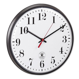 CHICAGO LIGHTHOUSE FOR THE BLIND Slimline Workstation Quartz Clock
