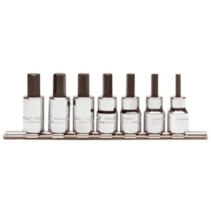 proto&nbsp; 7 Pc. Metric Hex Bit Socket Sets - 4990-SMA