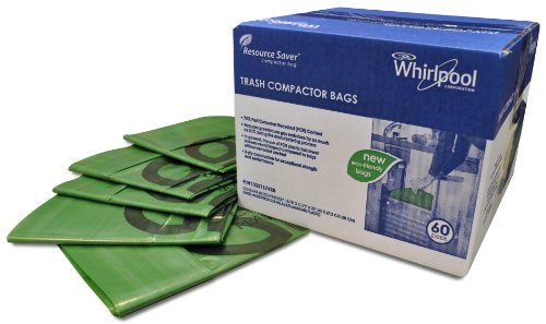 Whirlpool W10351674RB 15-Inch Plastic Compactor Bags, 60-Pack at Sears.com