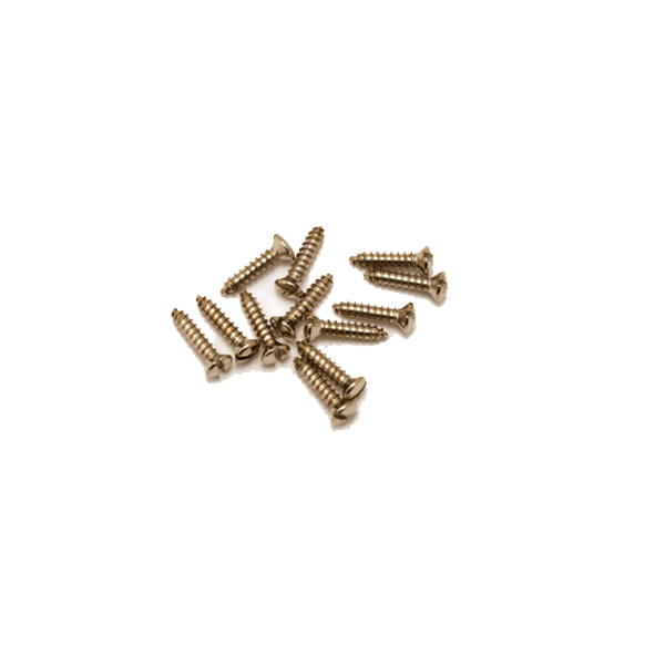 Fender Genuine Fender Vintage Style Slotted Pickguard Screws - Set of 12 Fender Genuine Fender Vintage Style Slotted Pickguard Screws - Set of 12