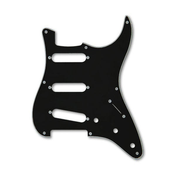 Fender Genuine Fender 8-Hole 50s Vintage-Style Stratocaster Pickguard W/B/W Fender Genuine Fender 8-Hole 50s Vintage-Style Stratocaster Pickguard W/B/W